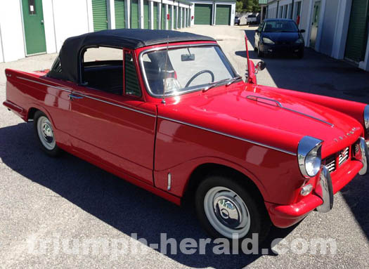 triumph herald 948cc convertible