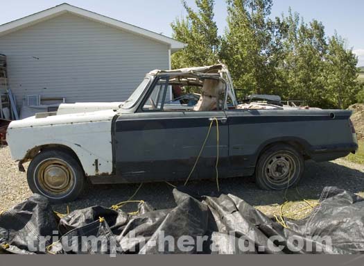 Earliest Surviving Triumph Herald Convertible